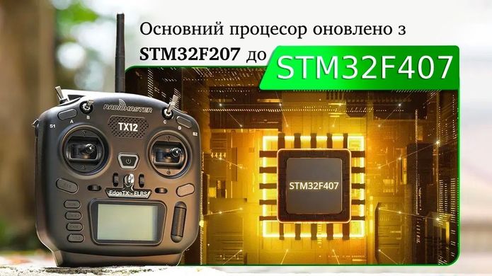 Пульт радіокерування FPV дронами Radiomaster TX12 Mark ll ELRS M2 2.4GHz 16-ти канальний