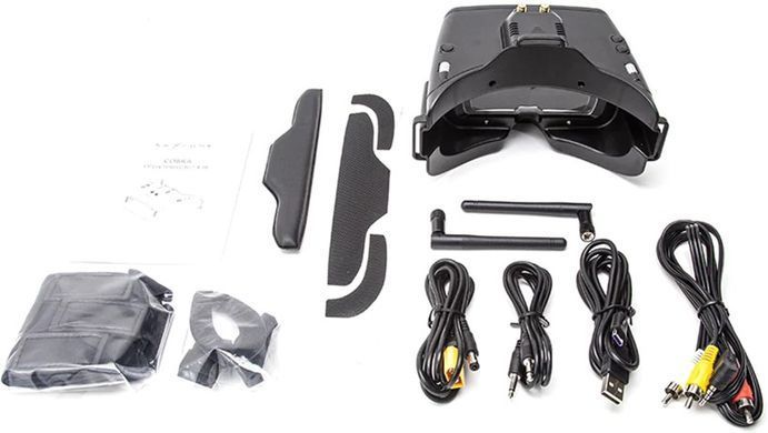 Окуляри оператора FPV Skyzone Cobra X V2/V4 Diversity 5.8 ГГц, 48 каналів