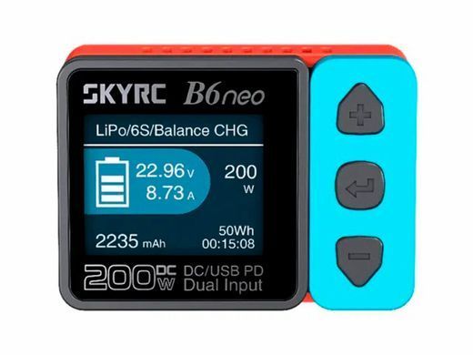 Зарядний пристрій FPV дронів SKYRC B6 neo 1-6s 200 Вт